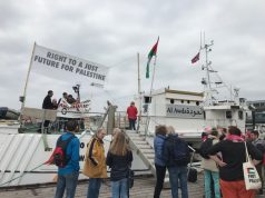 Freedom Flotilla boat #AlAwda (The Return) visits Ajaccio, Corsica