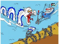 ‘Freedom’ under attack as it carries medical supplies to Gaza